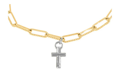 Cross Charm Necklace - 16in