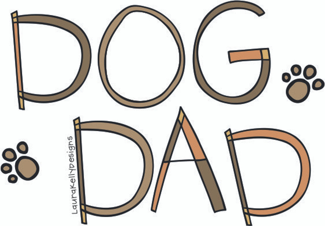 Dog Dad Vinyl Sticker