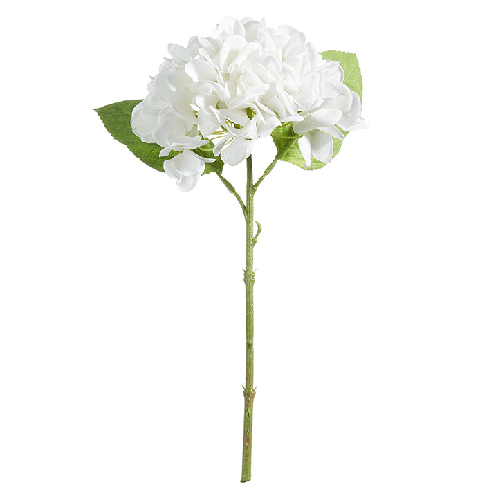 White Hydrangea Floral Stem