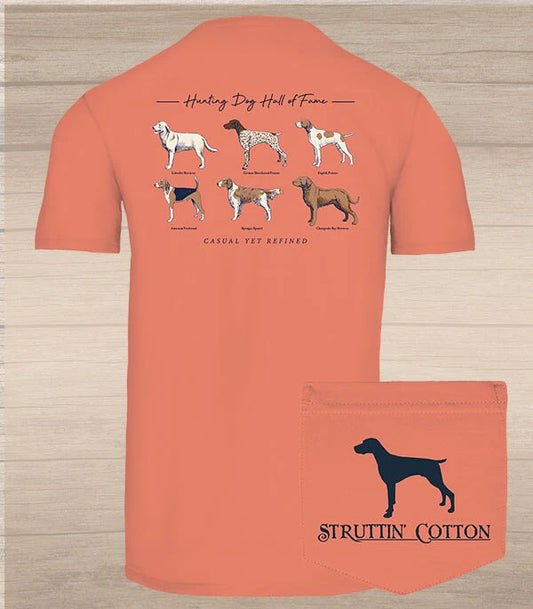 Hunting Dog Hall of Fame Short Sleeve T-shirt