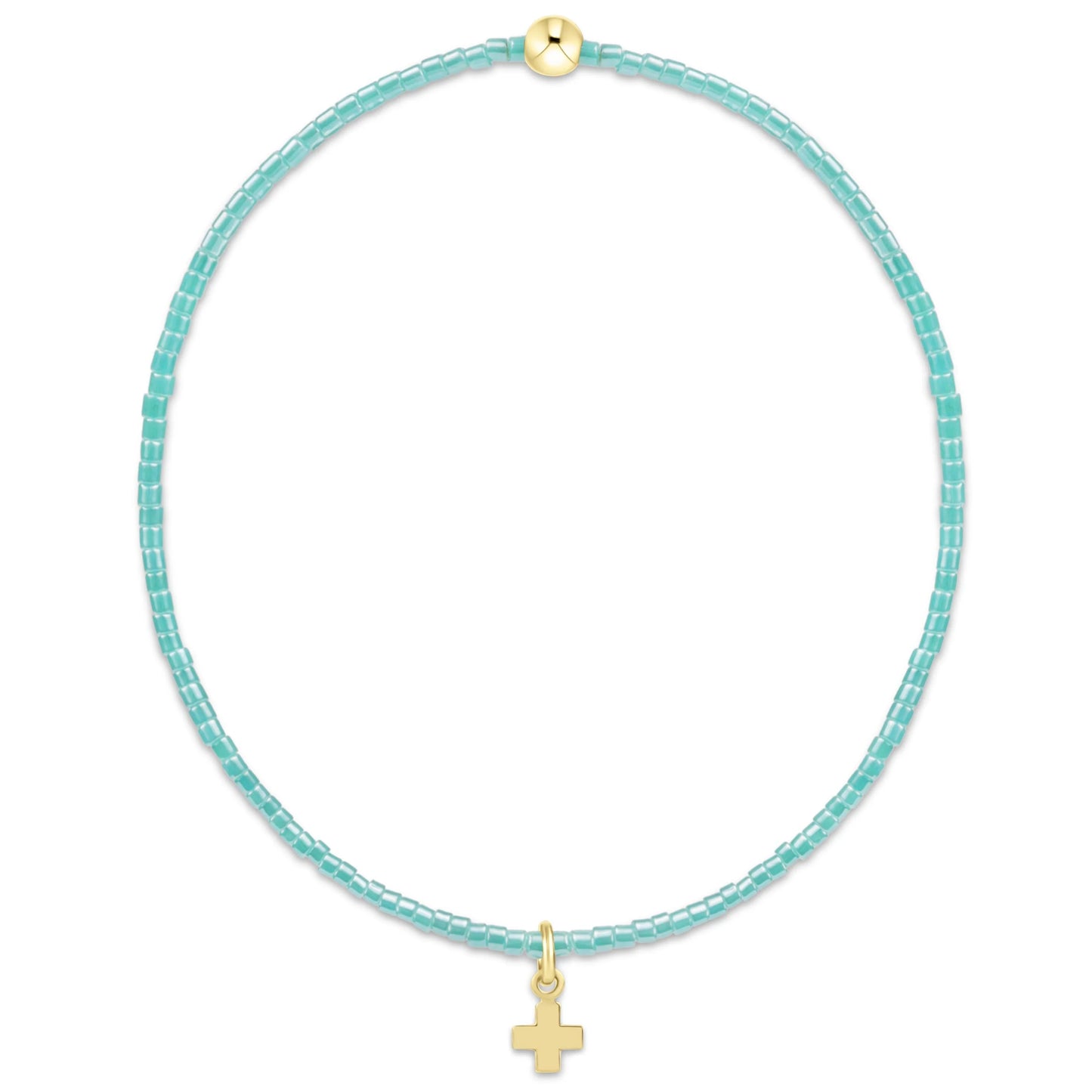 Enewton - Hope Classic Gold Bracelet -  Signature Cross Gold Charm