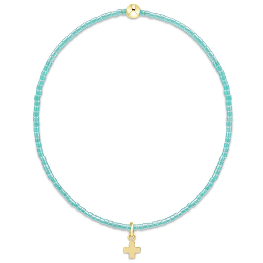 Enewton - Hope Classic Gold Bracelet -  Signature Cross Gold Charm