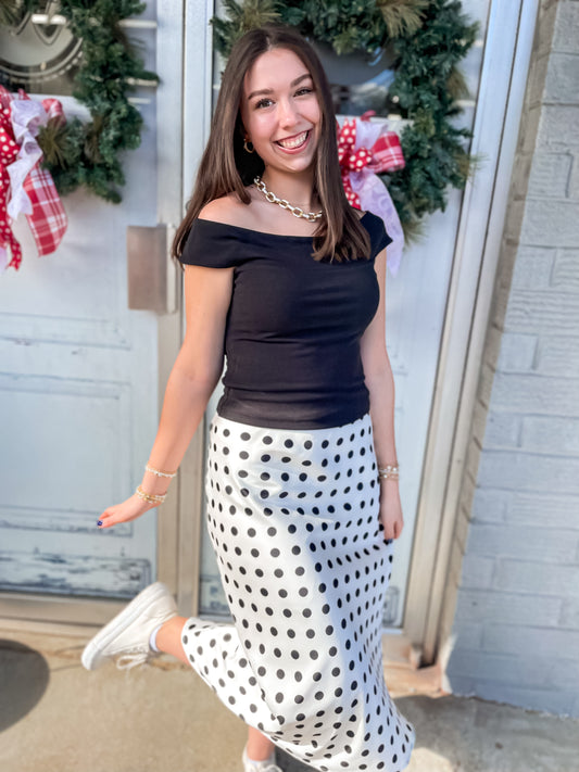 Second Skin Off Shoulder Top