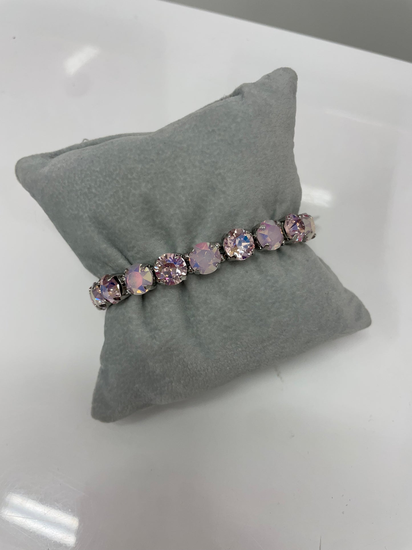 Pink Jewel Stretch Bracelet