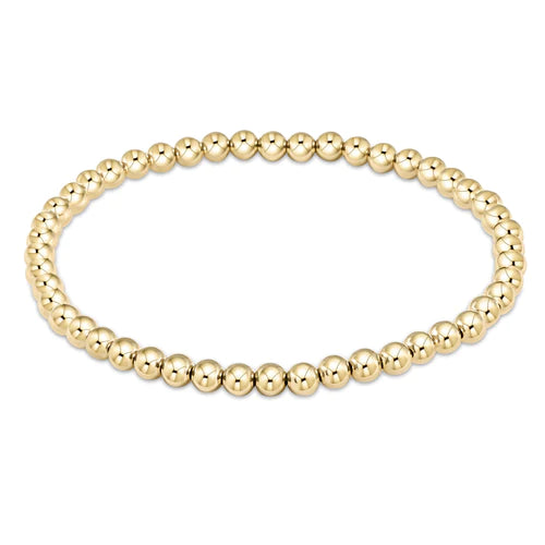 Extends-Classic Gold Bead Bracelet