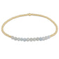 Gold Bliss 2mm Bead Bracelet-Gemstone