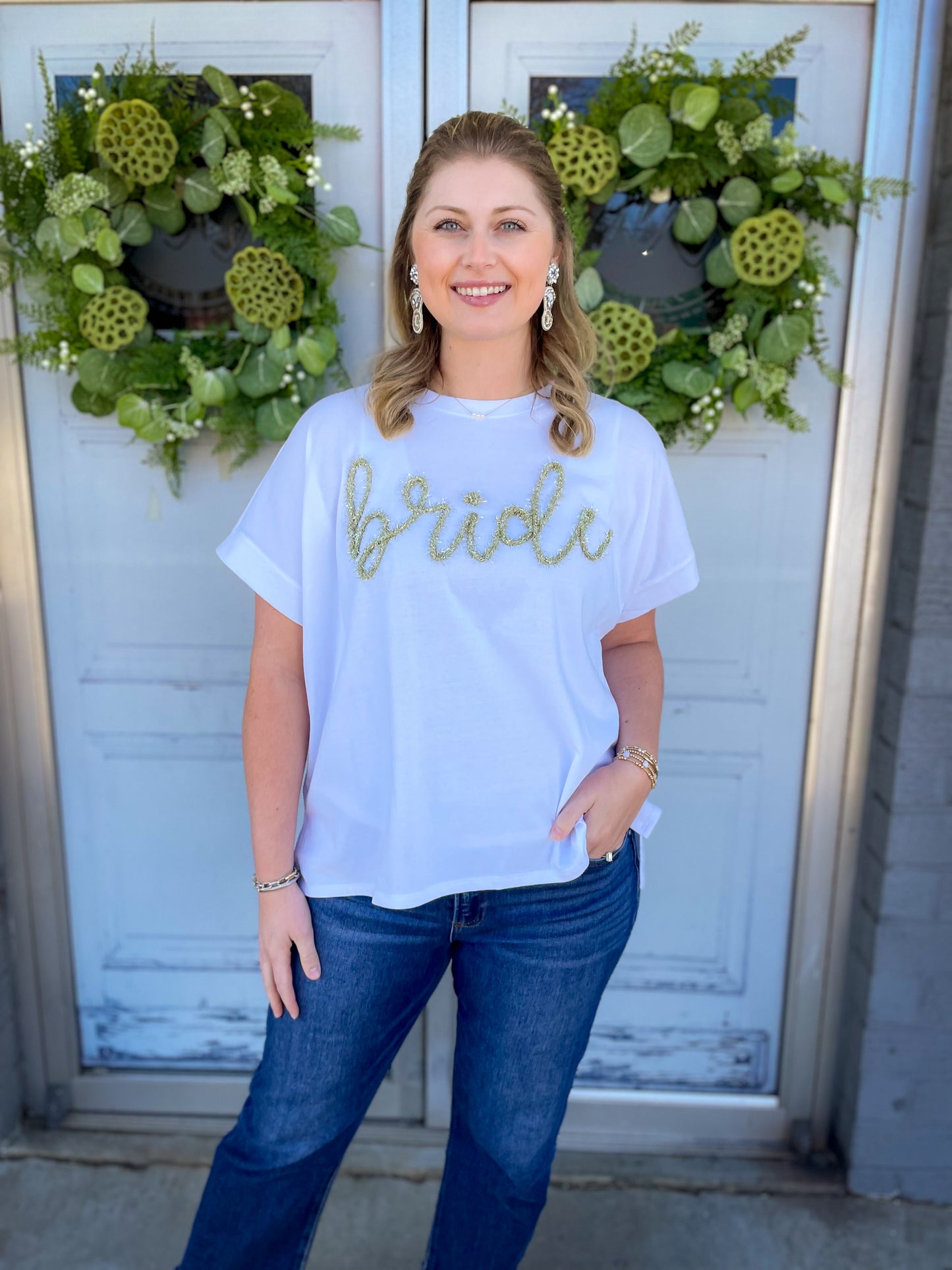 Bride Sparkle Top