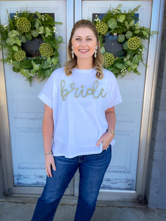 Bride Sparkle Top