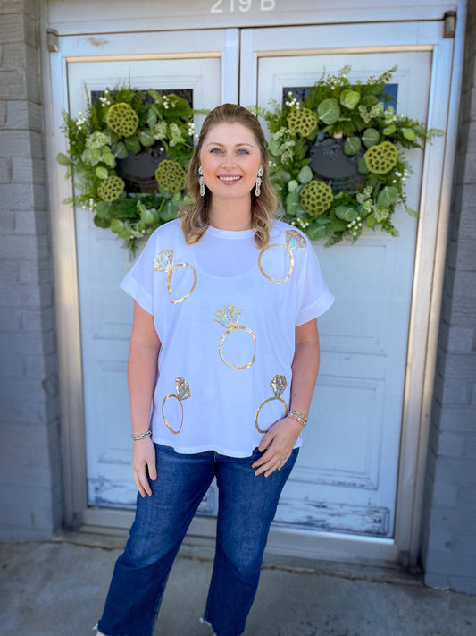 Bride Sparkle Top