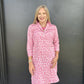 Sloane Tonal Cheetah 3/4 Sleeve Dress