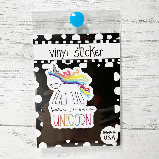 Unicorn Vinyl Sticker