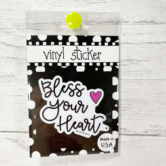 Bless Your Heart Vinyl Sticker