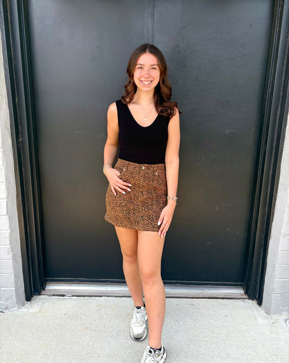 Leopard Skirt