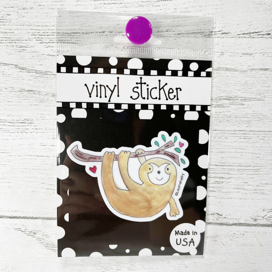 Sloth Vinyl Sticker