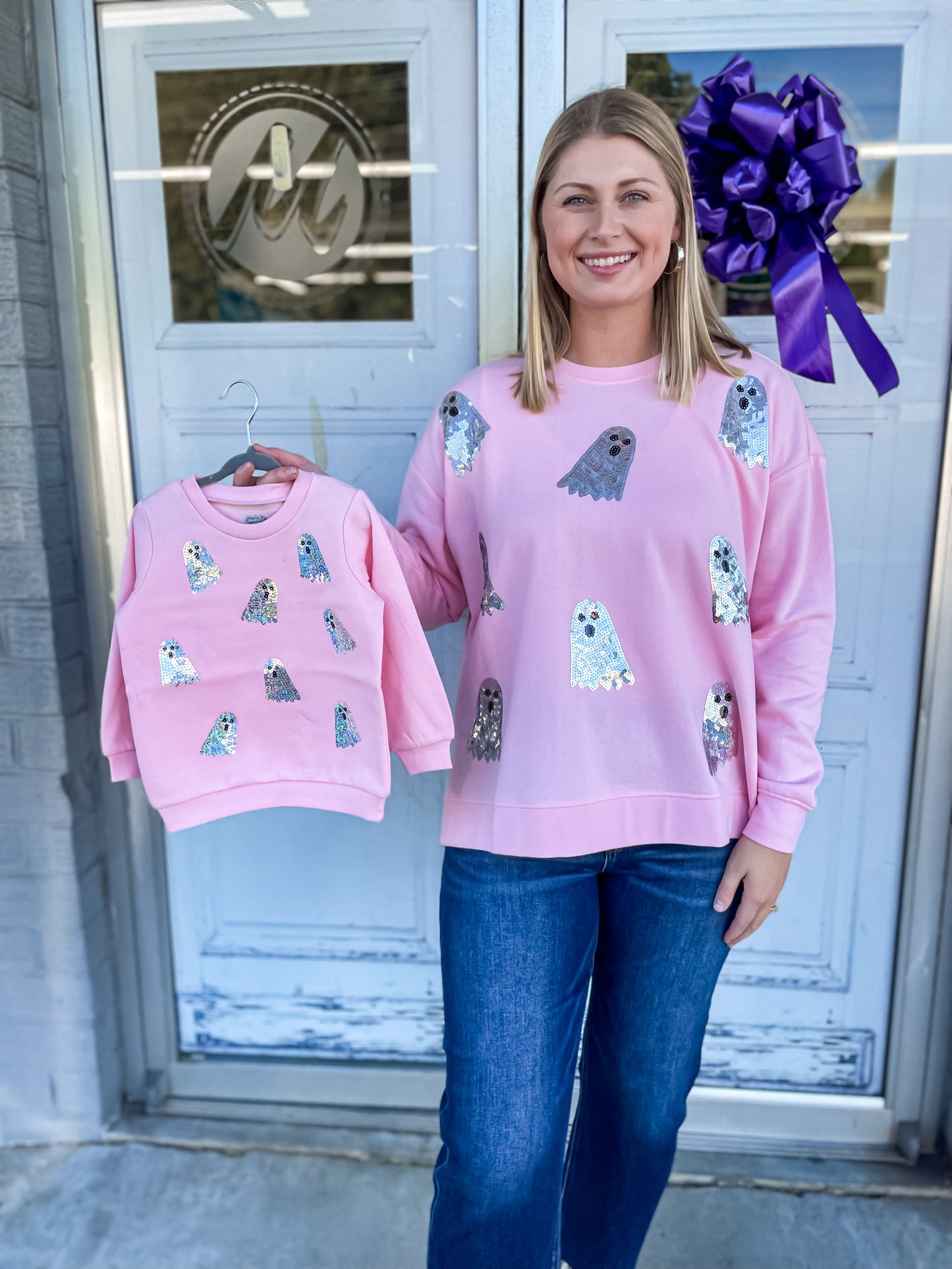 Toddler Sparkle Ghost Sweatshirt
