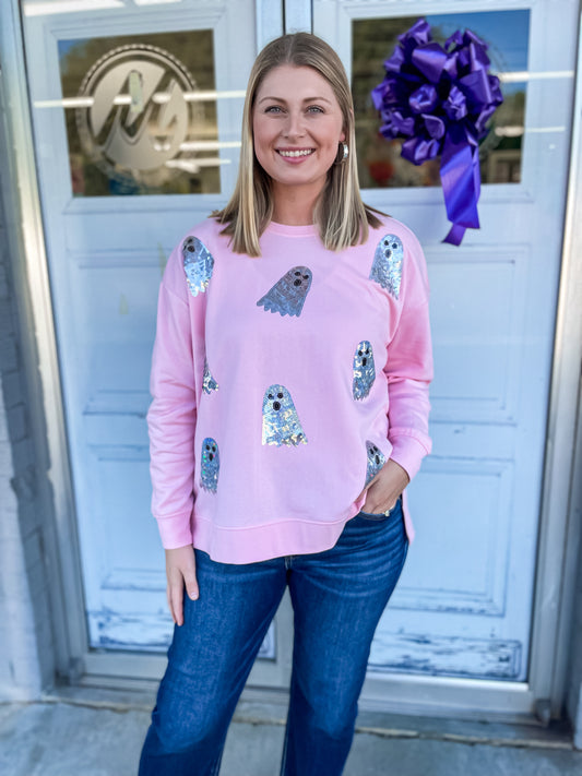 Sparkle Ghost Sweatshirt