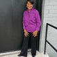 Tammy No Iron Stretch Long Sleeve Popover Shirt