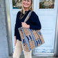 Quilted Tiger Tote Bag
