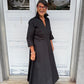 Uptown Bubble Dress Black Long Dress