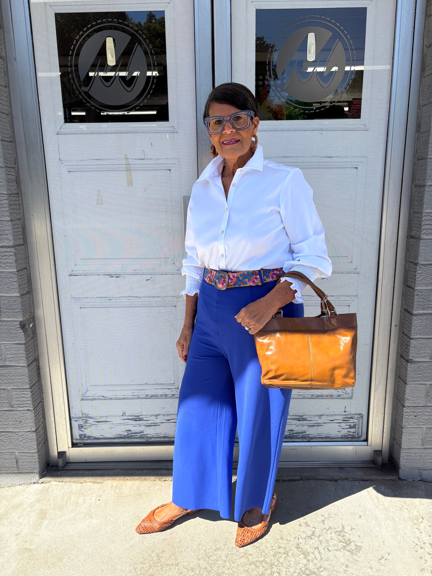 Avril Stretch Matte Sateen Long Sleeve Shirt