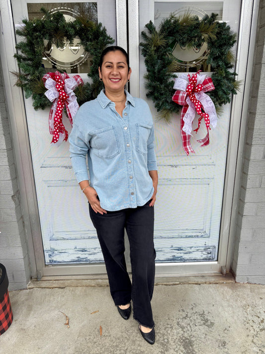 All Day Knit Denim Jacket