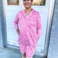 Sloane Tonal Cheetah 3/4 Sleeve Dress