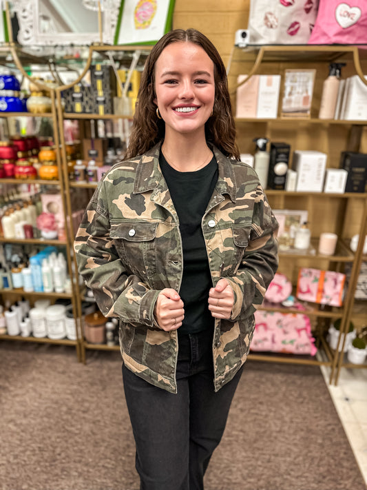 Oversized Camo Jacket