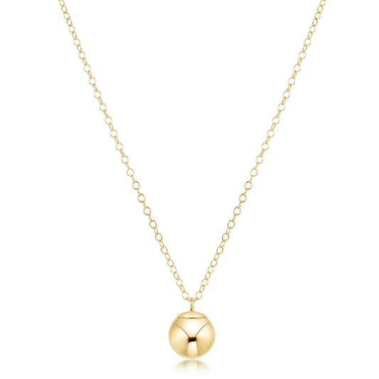 Enewton - 16" Necklace Gold - Classic Gold 8mm Charm