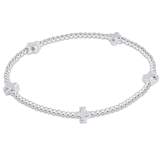 Enewton - Signature Cross Small 2mm Sterling Bracelet - Sterling