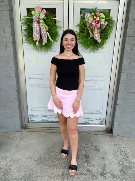 Saylor Scalloped Skirt