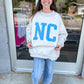CAROLINA Reversible Mock-Neck Pullover