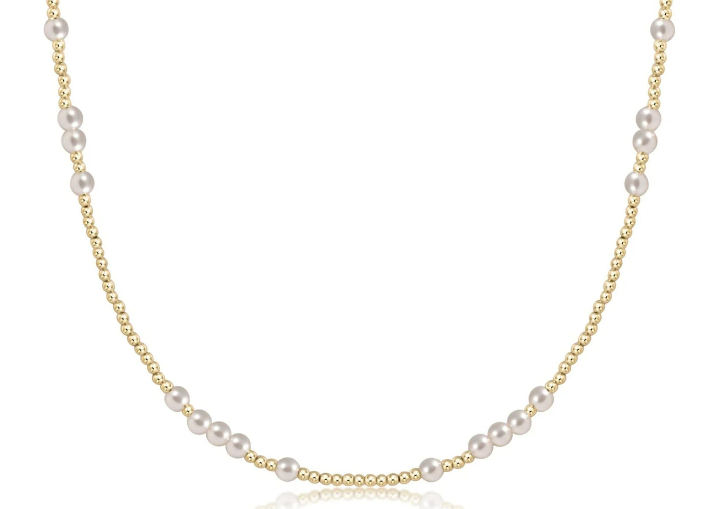15" Hope Unwritten Choker - Pearl