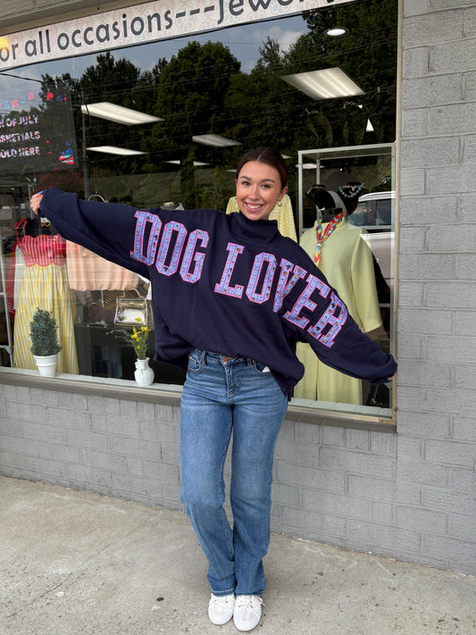 DOG LOVER Everyday Mock Neck