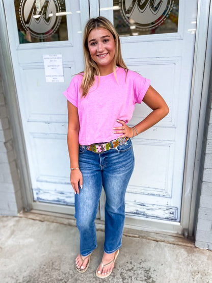 Kay Cotton Crop Tee