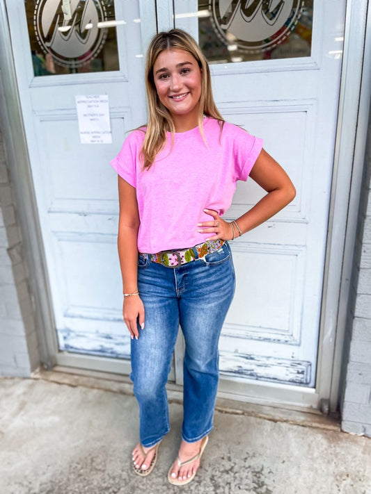 Kay Cotton Crop Tee