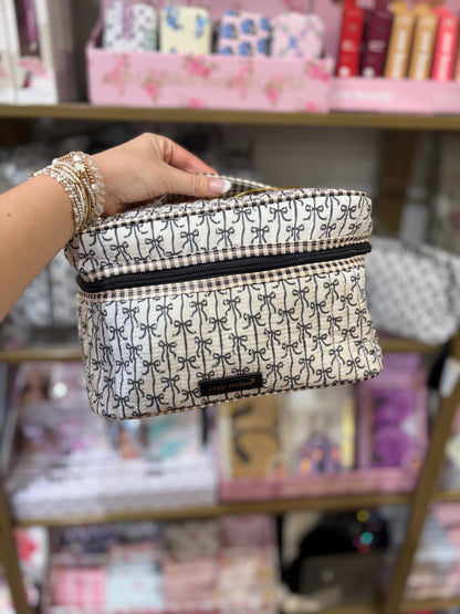 Quilted Train Case Bag