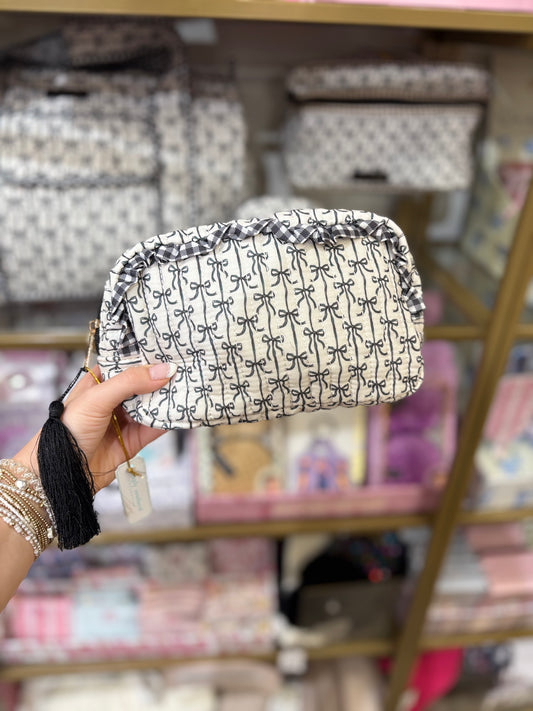 Quilted Cosmetic Bag