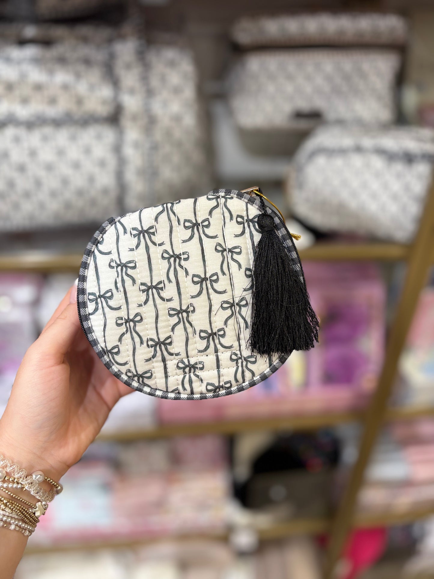 Quilted Tassel Bag