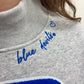 Duke Sequin Stripe Mock Neck Sweatshirt