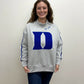 Duke Sequin Stripe Mock Neck Sweatshirt