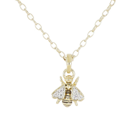 Gold Queen Bee Necklace