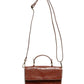Wilma Faux Croc Mini Flap Top Handle Crossbody