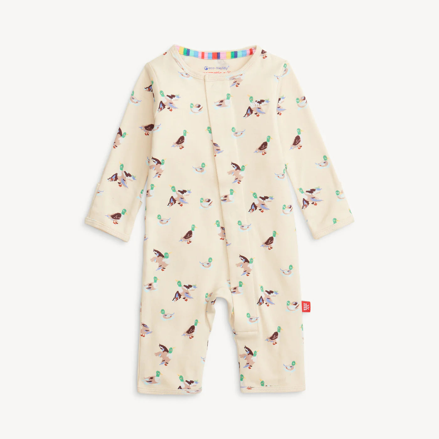 Quack Me Up Organic Cotton Magnetic Convertible Coverall
