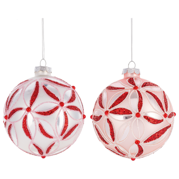 Peppermint Ball Ornament