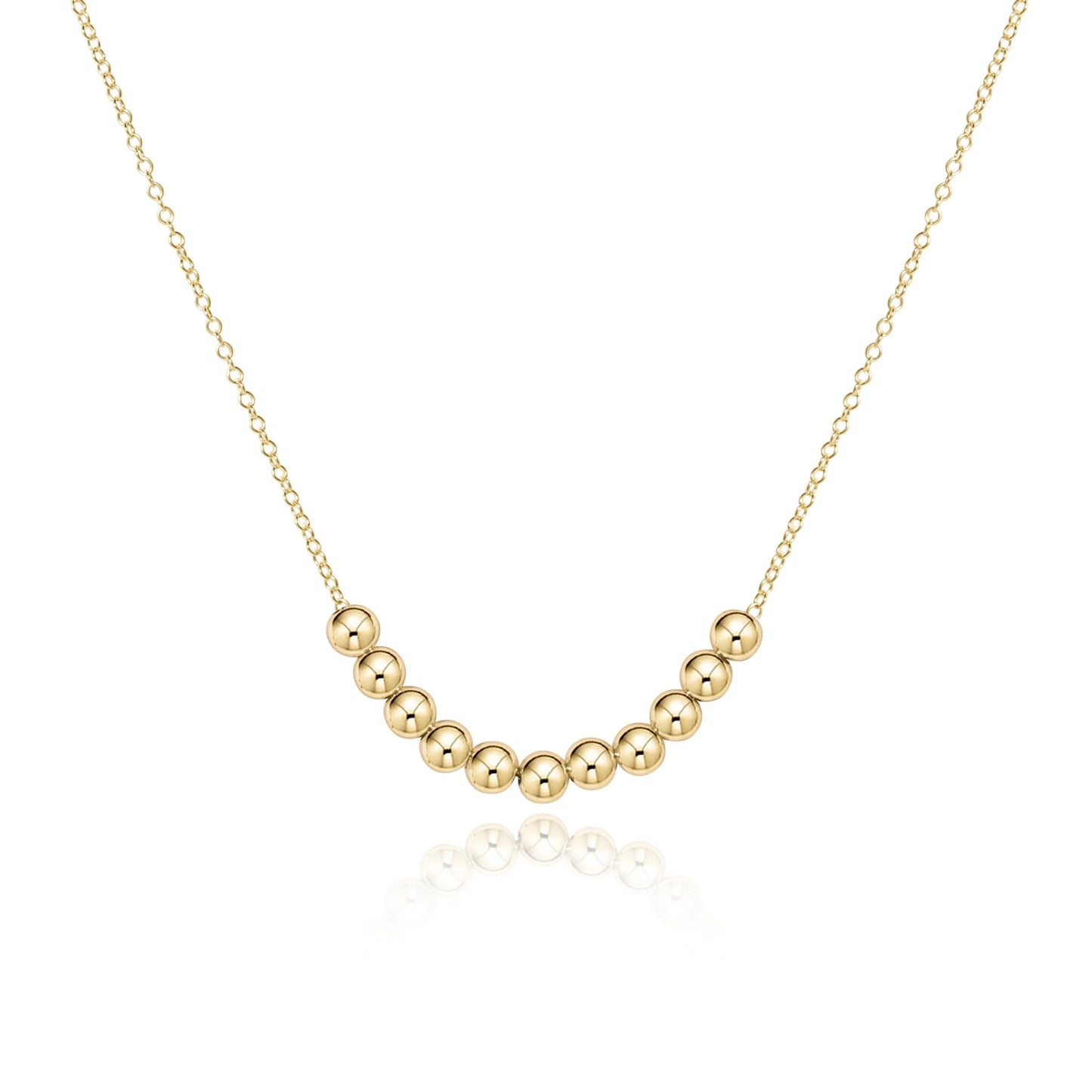 Enewton 16" Necklace Gold- Classic Beaded Bliss-4mm Gold