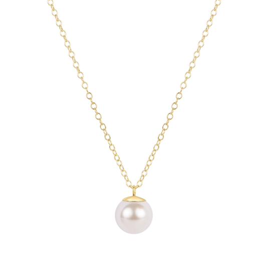 Enewton - 16" Necklace Gold - Classic Pearl 10mm Charm