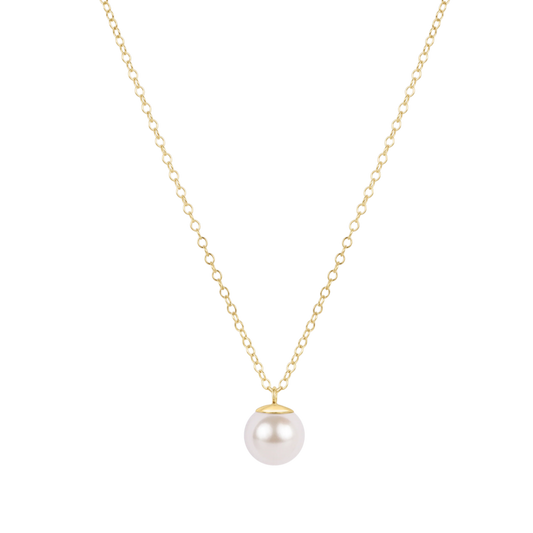 Enewton - 16" Necklace Gold - Classic Pearl 8mm Charm