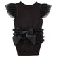 Black Snap Shirt Baby Dress