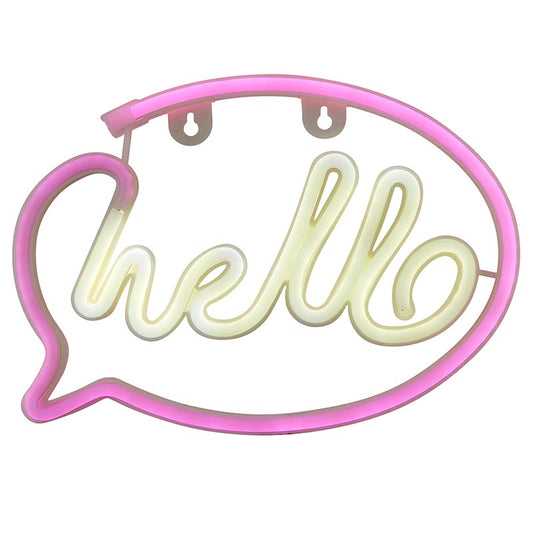 Hello Neon LED Sign