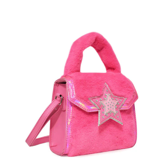 Faux Fur Star Crossbody